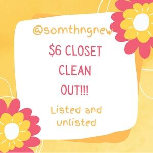 LIVE! Join me for a closet clear out unlisted item!